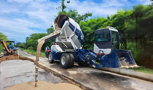 Tackling Dubai’s Soft Soil Issues with Cutting-Edge Self Loading Concrete Mixer